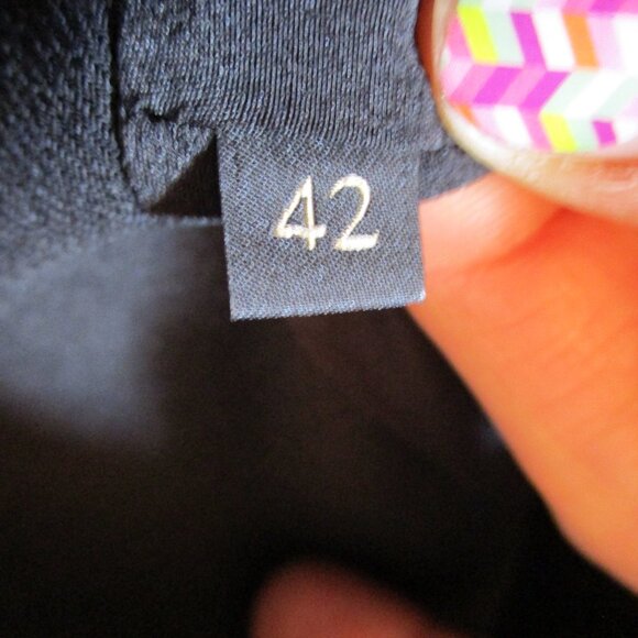 NEW VIONNET PARIS STIRRUP BOOT COVER JODHPUR Leg Warmer 42 BLACK Womens - Picture 2 of 4